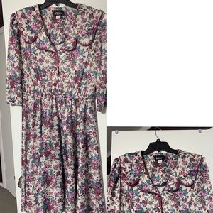 Burgundy Vintage Dress